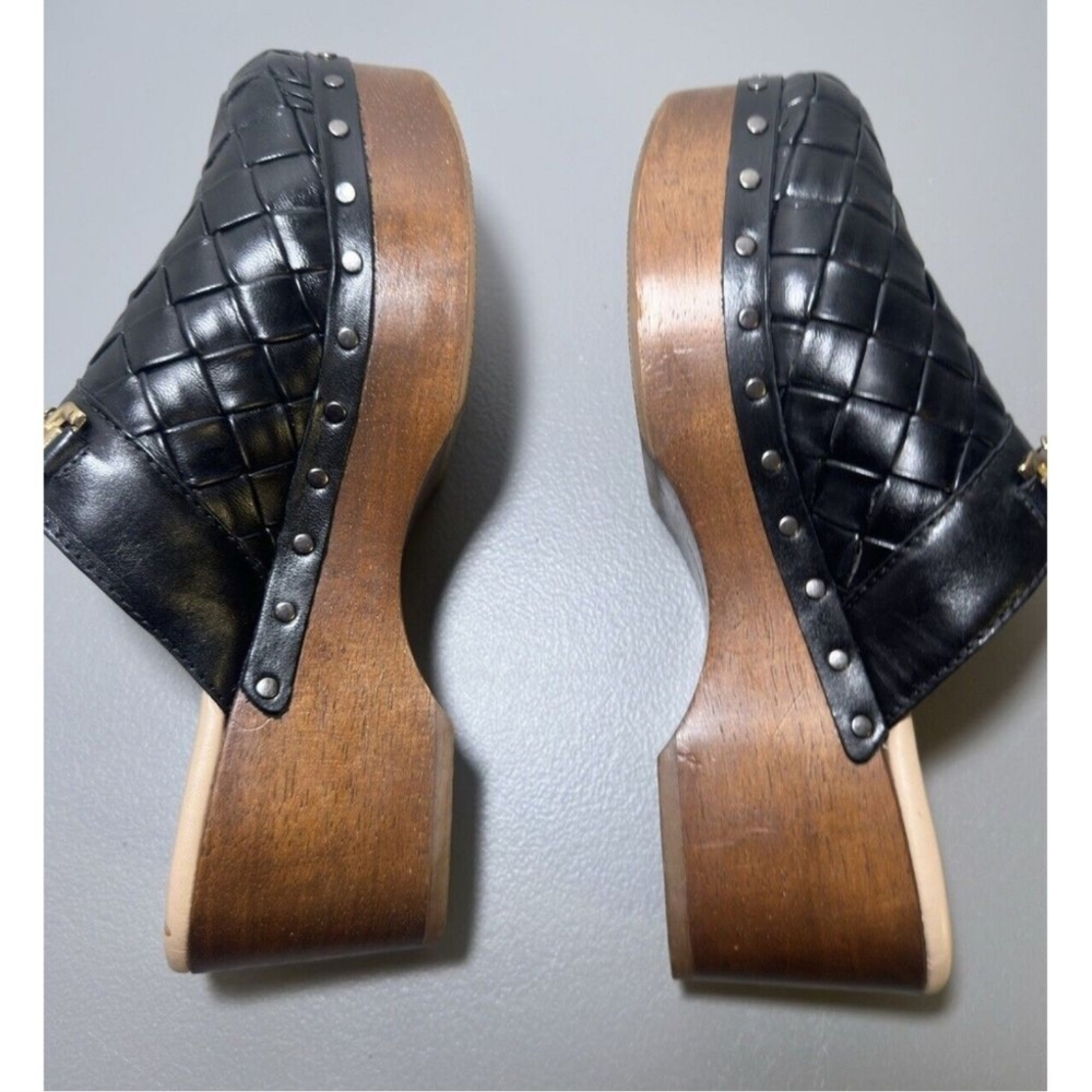 EUC Sam Edelman Halle Black Leather Clog 7.5 - Picture 11 of 16